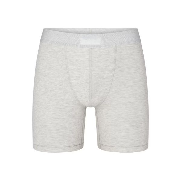 Skims Cotton 5" Inseam Boxer Brief - Heather